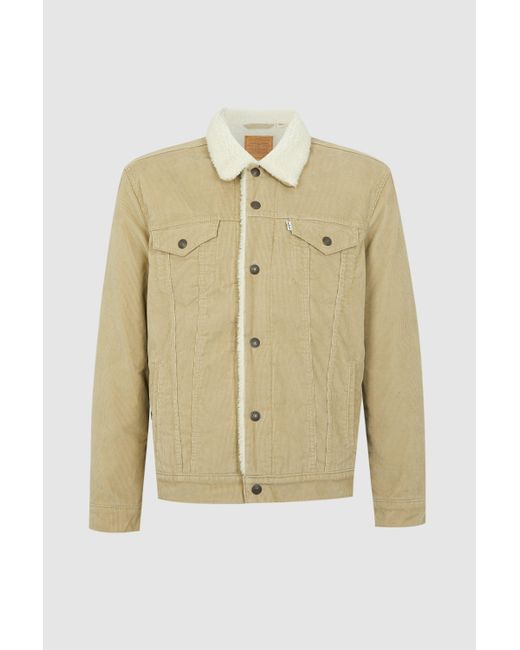 Levi's Natural Cord Sherpa Jacket for men