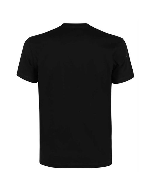 DSquared² Maple Leaf Chest Logo Black T-shirt for men