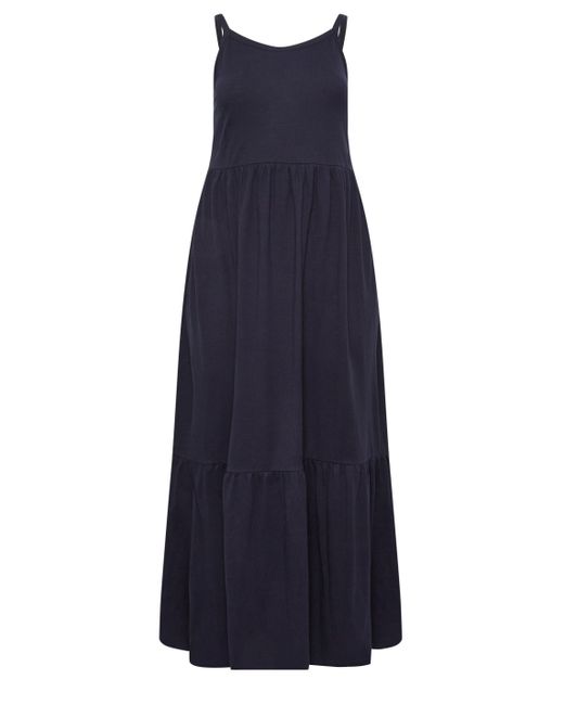 Yours Blue Tiered Maxi Sundress