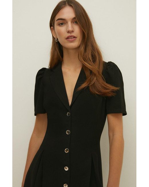 Oasis spot button skater dress cheap