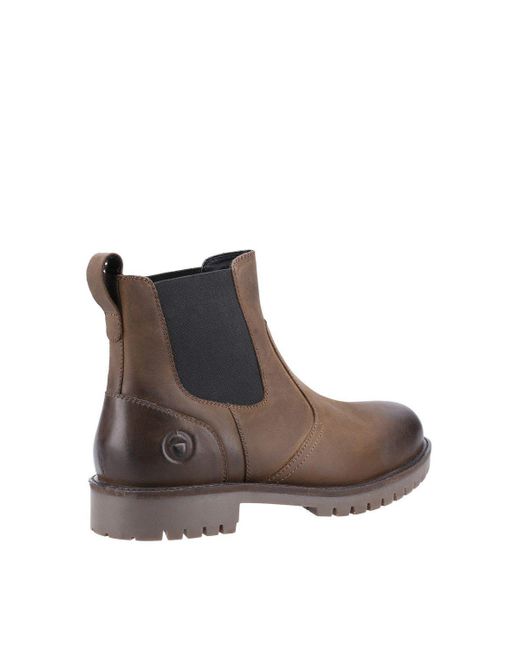 Cotswold Brown 'bodicote' Leather Chelsea Boot for men