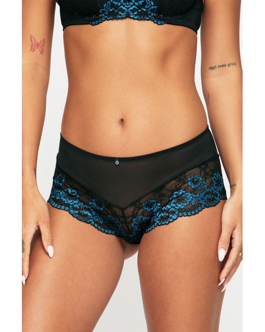 Ann Summers Blue Sexy Lace Planet Short