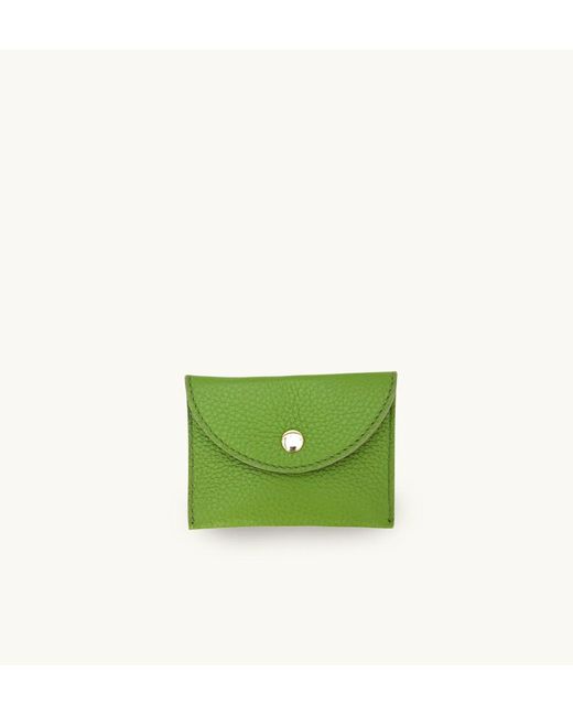 Apatchy London Lime Green Leather Purse