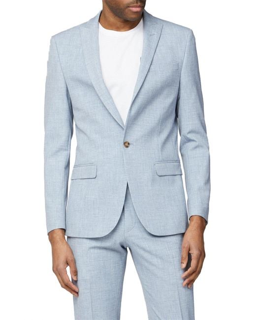 Limehaus Blue 2 Piece Slim Fit Suit for men
