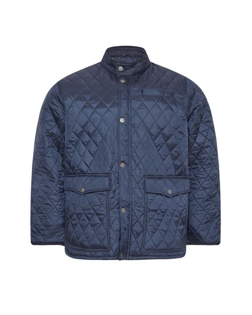 BadRhino Blue Quilted Jacket for men