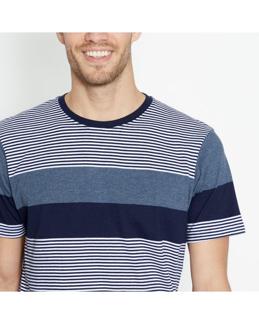 MAINE Blue Breton Striped T-shirt for men