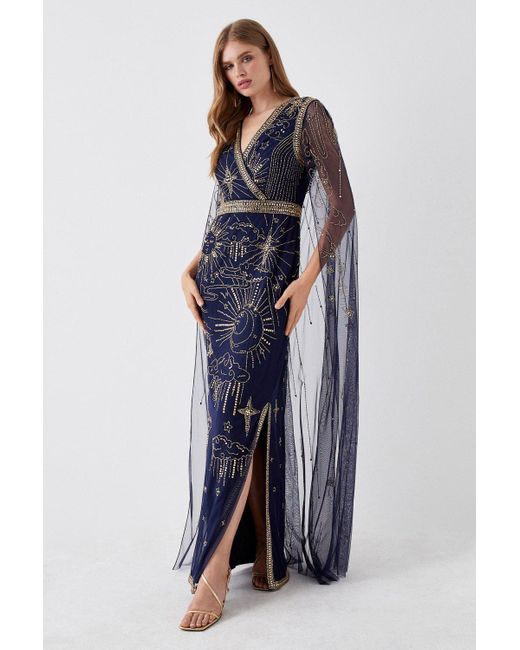 Coast navy blue dress new arrivals