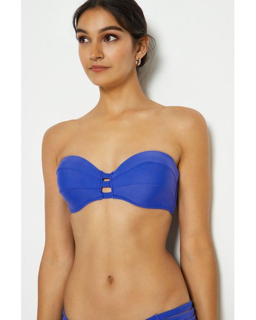 Coast Blue Strap Detail Bikini