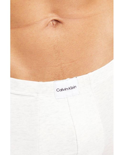 Calvin Klein Black 3 Pack Pure Cotton Stretch Trunk for men