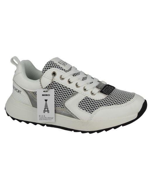 ELLE Sport Gray Chunky Meshed S Trainer