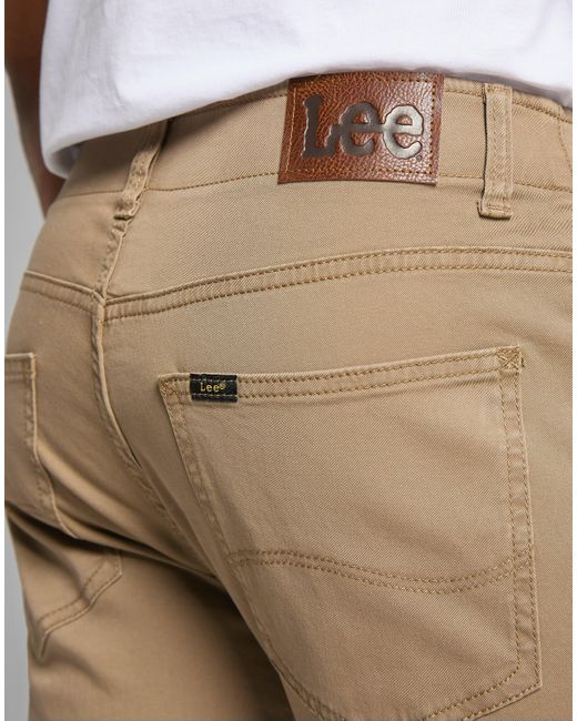 Lee Jeans Natural Straight Fit 5pocket Trouers for men
