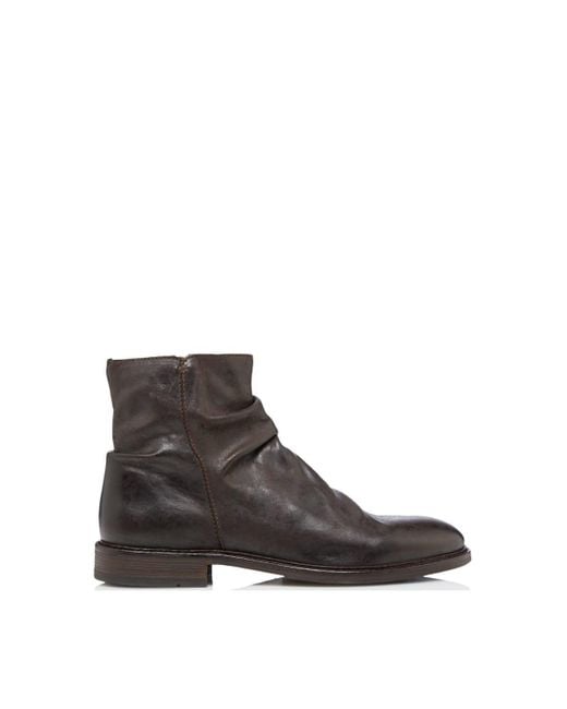 Bertie Brown 'court' Leather Western Boots for men