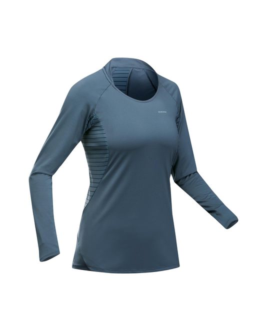 Quechua Blue Decathlon Long-sleeved Mountain Walking T-shirt Mh550