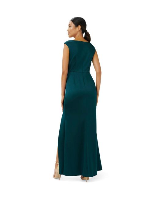 Adrianna papell cascade ruffle evening cheap dress