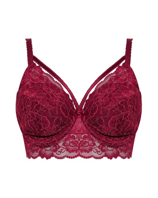 Yours Lace Strap Detail Padded Underwired Bra