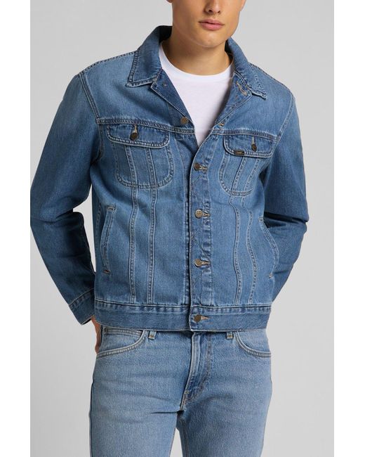 Lee Jeans Blue Rider Denim Jacket for men