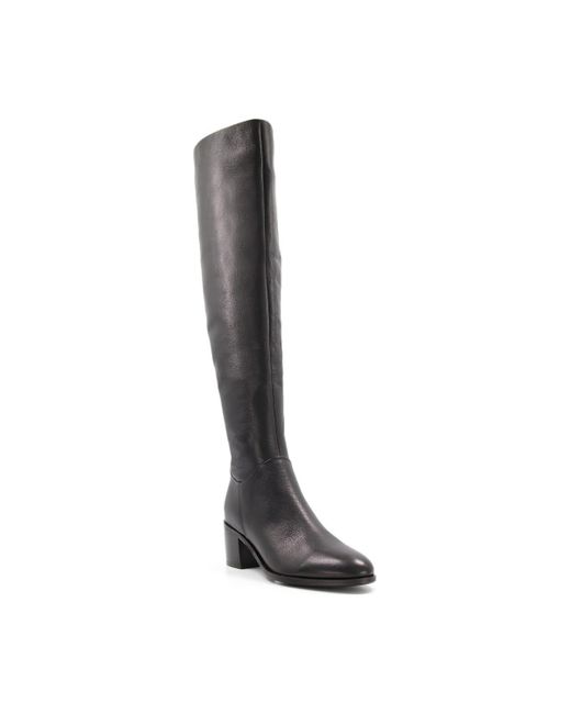 Dune Black 'trinny' Leather Knee High Boots