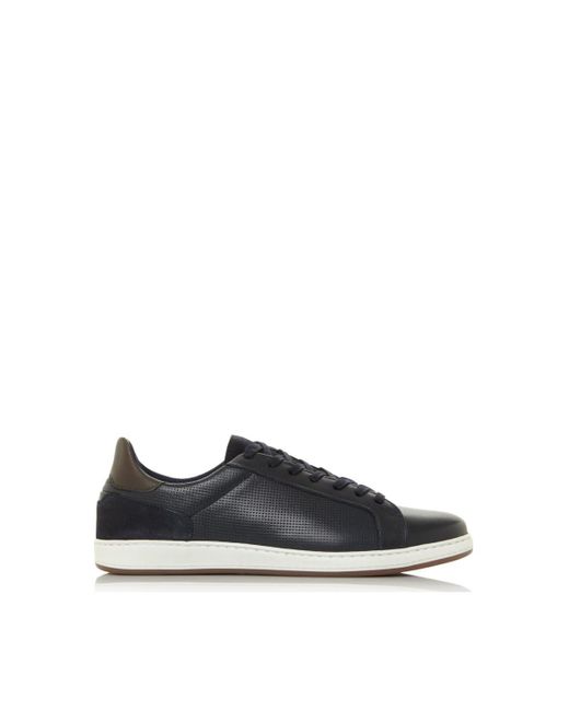 Dune Black 'trophy' Leather Trainers for men