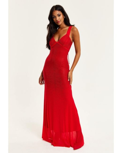 Liquorish maxi dress top