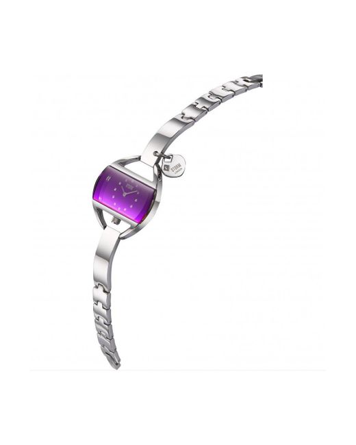 Storm Temptress Charm Lazer Purple Stainless Steel Fashion Watch - 47013/p