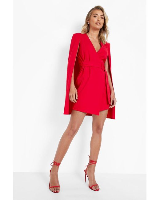 Cape sleeve cheap blazer dress