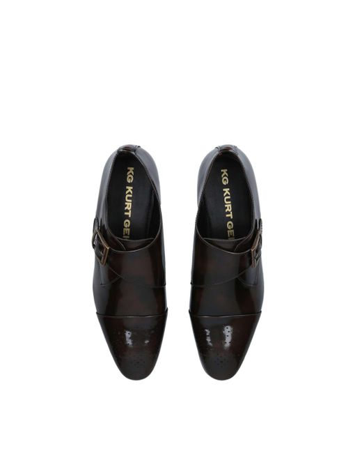 KG by Kurt Geiger Black 'stanley' Leather Shoes for men