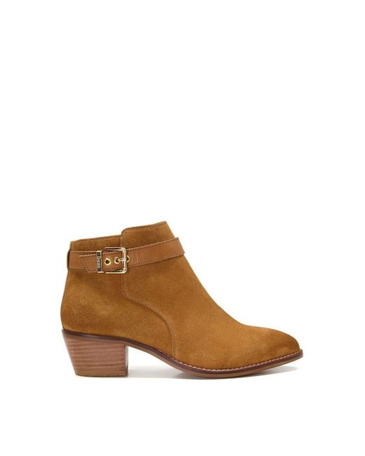 Dune Brown 'pauletta' Suede Ankle Boots