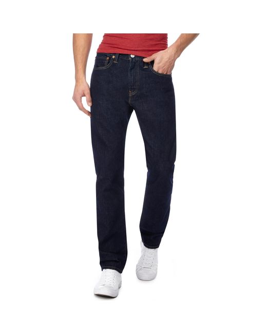 levis 502 dark blue