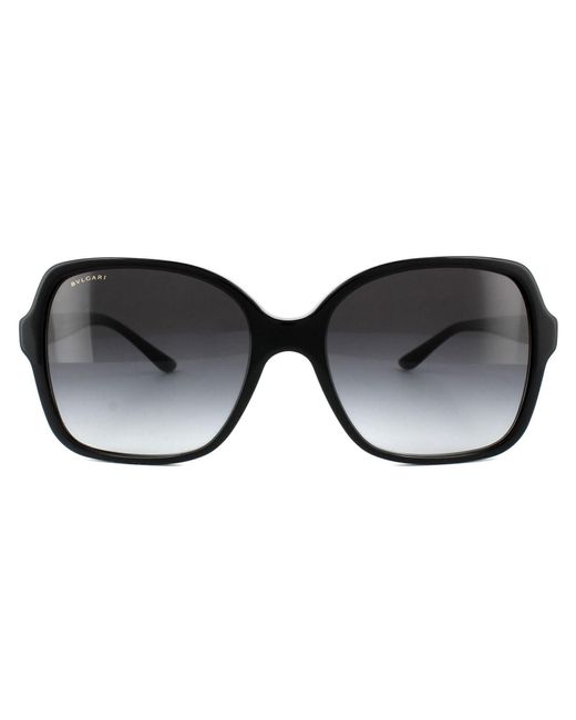 BVLGARI Square Black Dark Grey Gradient 8164b Sunglasses