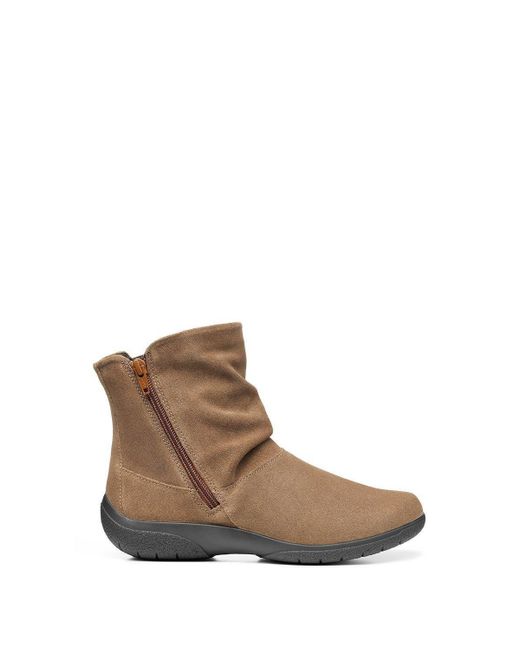 Hotter Brown 'whisper' Ankle Boots