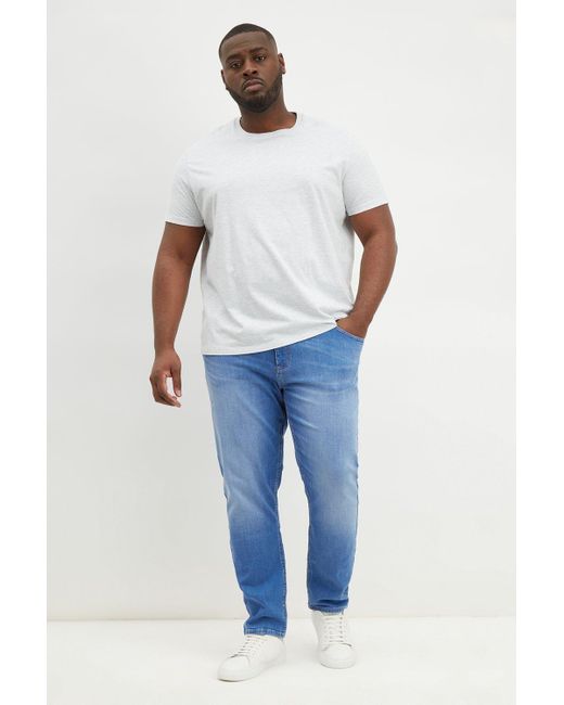 Burton Plus Tapered Hyperblue Jeans for men