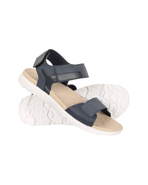 Mountain Warehouse Blue Norfolk Sandals Textile Upper Comfort Shoes