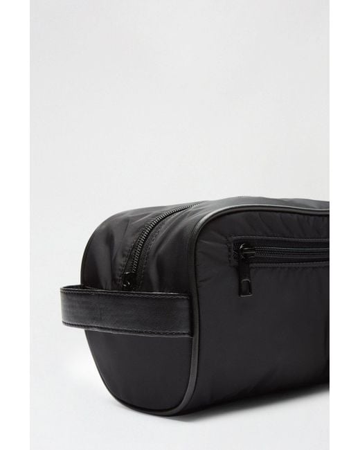 Burton Black Nylon Wash Bag for men