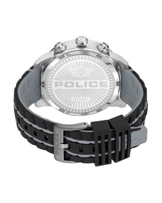 Police Gray Huntley Stainless Steel Fashion Analogue Quartz Watch - Pewjq2203702 for men