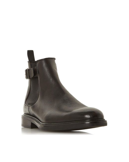 Bertie Black 'camrod' Leather Chelsea Boots for men