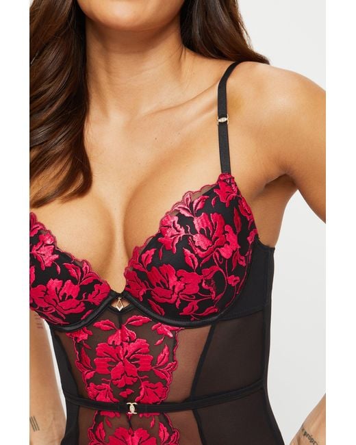 Ann Summers Red The Hero Cami Suspender