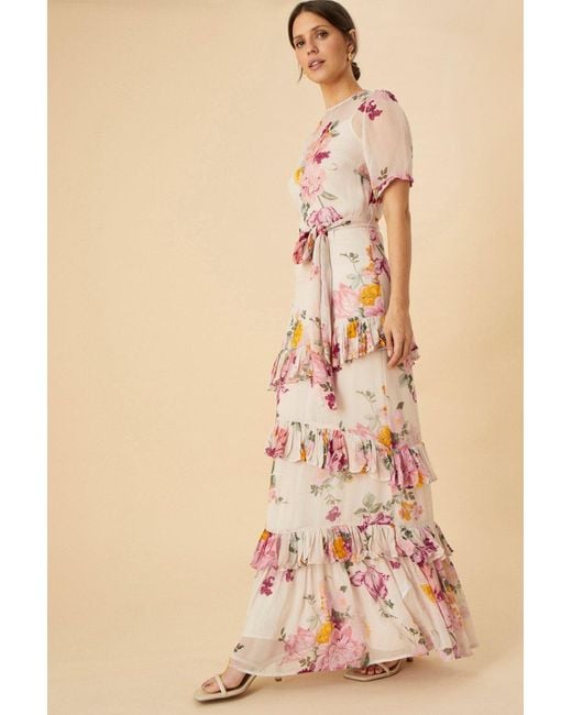 Monsoon Natural 'sienna' Print Maxi Dress