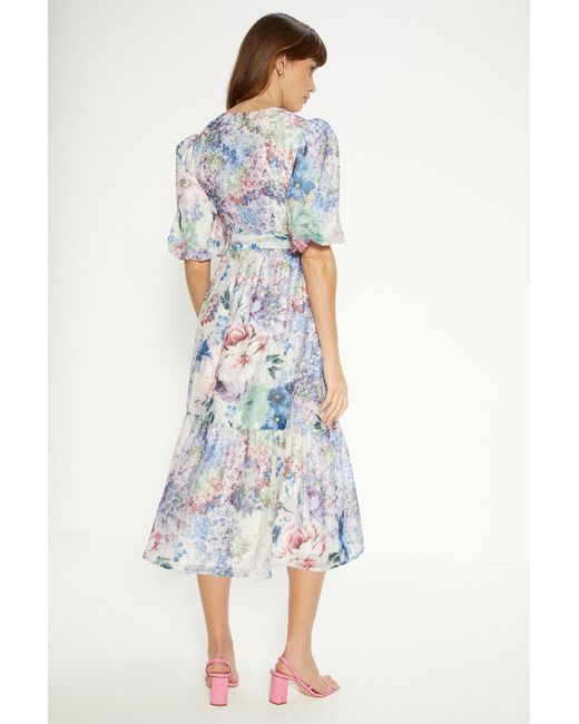 Oasis ditsy cheap midi dress