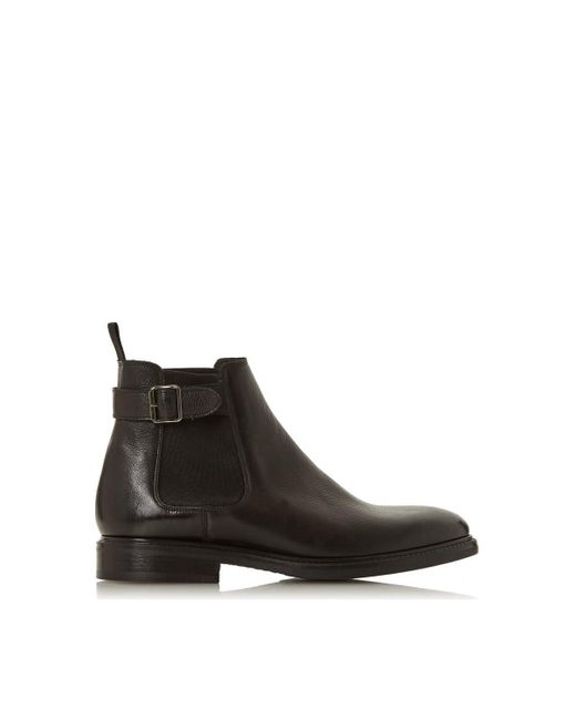 Bertie Black 'camrod' Leather Chelsea Boots for men
