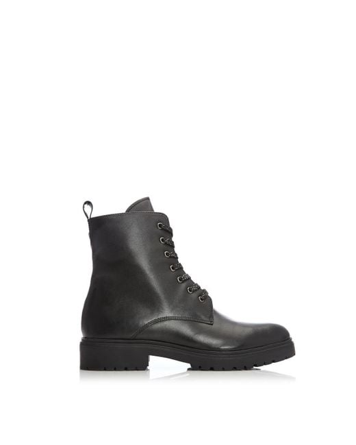 Moda In Pelle Black 'cirra' Leather Ankle Boots