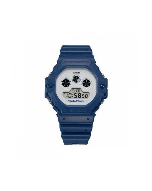 G-Shock Blue Plastic/resin Classic Digital Quartz Watch - Dw-5900wy-2er