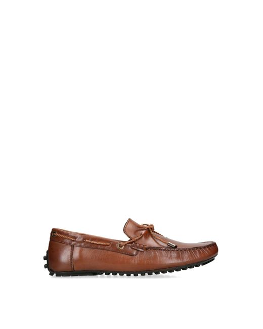 KG by Kurt Geiger Brown 'felix' Leather Shoes for men
