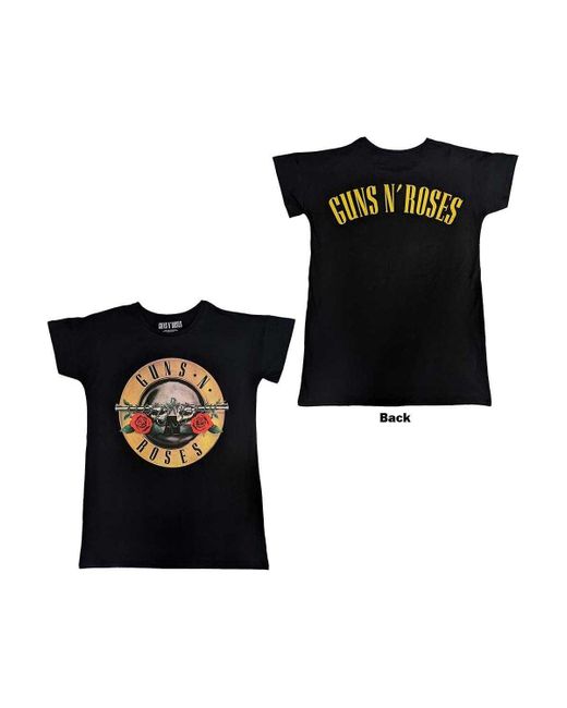 Guns N Roses Black Classic Logo Pyjama Top