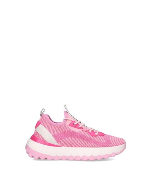 KG by Kurt Geiger Pink 'lowell Knit' Fabric Trainers