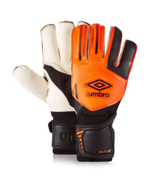 Umbro Orange Neo Rollfinger Glove for men