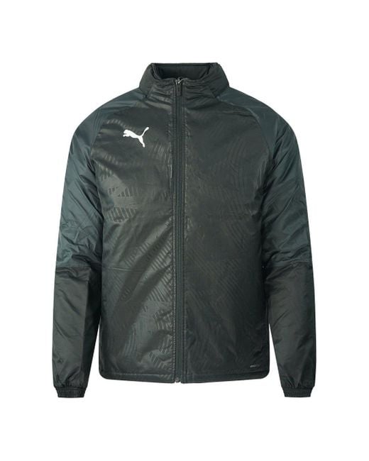 PUMA Padded Windcell Black Jacket in Green for Men | Lyst UK