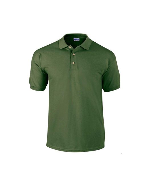Gildan Green Ultra Cotton Pique Polo Shirt for men