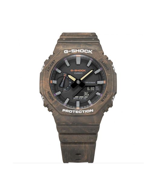 G-Shock Gray G-shock Foggy Forest Series Plastic/resin Watch - Ga-2100fr-5aer for men