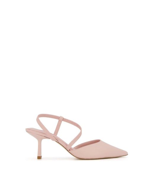 Dune Pink 'colombia' Leather Court Shoes