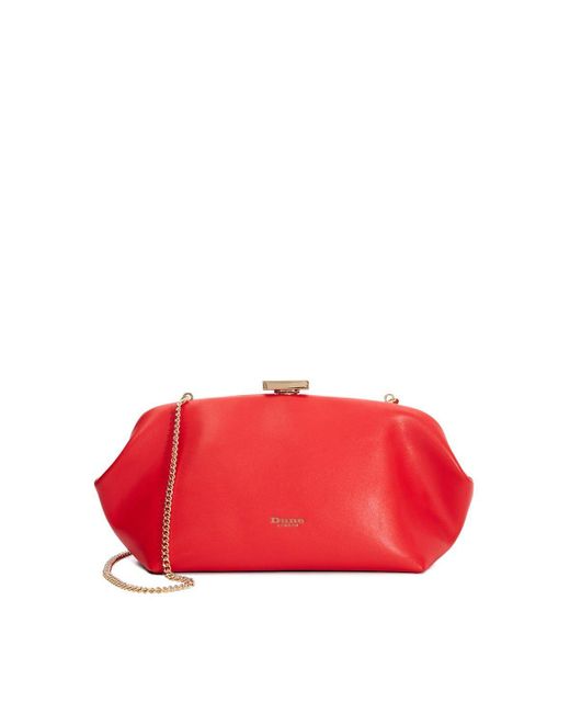 Dune Red 'expect' Clutch
